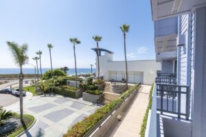 clubhouse new paint job overlooking the ocean